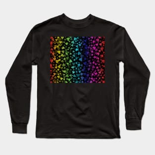 Hearts Colors Long Sleeve T-Shirt